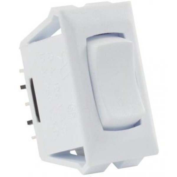 Jr Products 12V MOM-ON/OFF/MOM-ON SWITCH, WHITE 12695